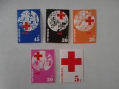 Olanda 1972 Crucea Rosie serie MNH cota 4 euro foto