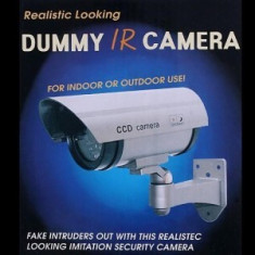 Camera supraveghere falsa cu aspect foarte realist - dummy IR camera foto