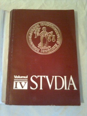 STUDIA ET ACTA MUSEI - BALCESCU SI TRANSILVANIA ~ NICOLAE BALCESCU vol.4 foto