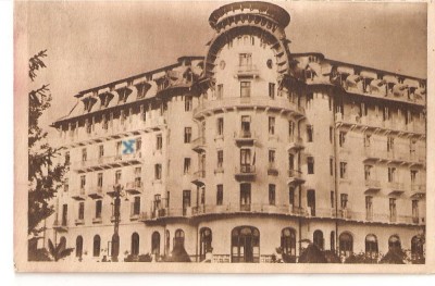 CPI (B1089) GOVORA - SANATORIUL BALNEAR, PAVILIONUL CENTRAL, EDITURA LIBRARIA NOASTRA, CIRCULATA 1958, STAMPILE. foto