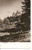 CPI (B1106) CASTELUL BRAN, EDITURA MERIDIANE CPCS, CIRCULATA 1963, STAMPILE.