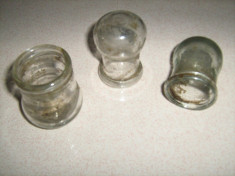 Antichitati sticla - Ventuze vechi de peste 50 de ani foto