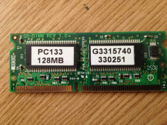 Memorii imprimante, copiatoare, PC133, 128MB foto
