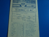Program meci fotbal Petrolul Ploiesti - FC OLT 15.10.1983