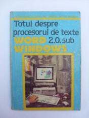 Totul despre procesorul de texte Word 2.0. sub Windows foto