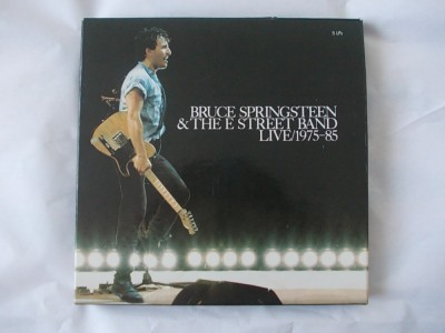 BRUCE SPRINGSTEEN THE STREET BAND LIVE 1975-85 . SUNT 5 VINILURI IMPECABILE foto