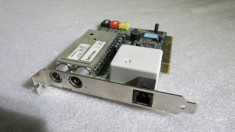 CS1860 Placa PCI Tv Tunner Medion 7134 cu tunner Philips si modem integrat intrare antena fm si tv chipset Ambient MD5628d-l-c foto