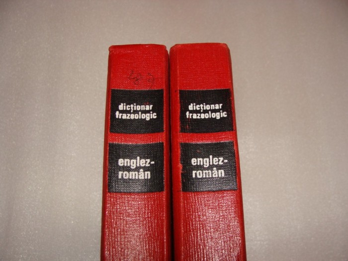 DICTIONAR FRAZEOLOGIC ENGLEZ - ROMAN - A.Nicolescu, L.Popovici, I.Preda