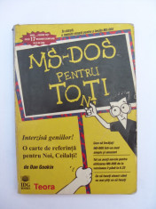 MS-DOS pentru toti foto