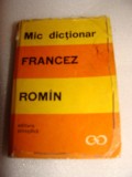 Mic Dictionar FRANCEZ-ROMAN - Sanda Mihaescu Boroianu