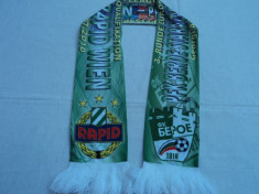 Esarfa RAPID VIENA - BEROE STARA ZAGORA 2010 Europa League foto