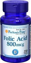 Acid folic 800 mcg, 250 tablete foto