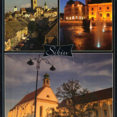Carte postala CP SB006 Sibiu - colaj - necirculata