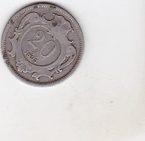 bnk mnd Austria 20 heller 1893