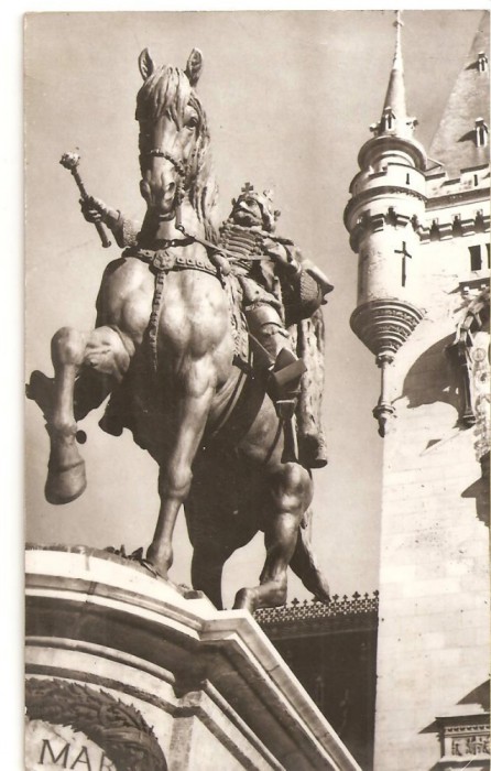 CPI (B1514) IASI, STATUIA LUI STEFAN CEL MARE, EDITURA MERIDIANE CPCS, CIRCULATA 1975.
