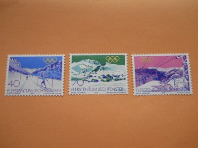 HOPCT Liechtenstein 1979-3val. Olimpice - nestampilate mnh (nr.31) foto
