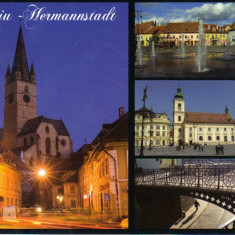Carte postala CP SB007 Sibiu - colaj - necirculata