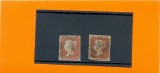 Cumpara ieftin 32-ANGLIA- 1841 Victoria One penny SG8 2 timbre NEDANTELATE stampilate