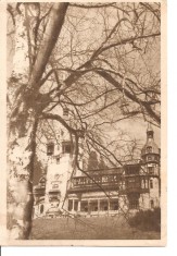 CPI (B1523) SINAIA - MUZEUL PELES, EDITURA LIBRARIA NOASTRA, CIRCULATA 17.02.1958, STAMPILE, TIMBRU FILATELIC.