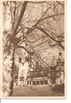 CPI (B1523) SINAIA - MUZEUL PELES, EDITURA LIBRARIA NOASTRA, CIRCULATA 17.02.1958, STAMPILE, TIMBRU FILATELIC. foto