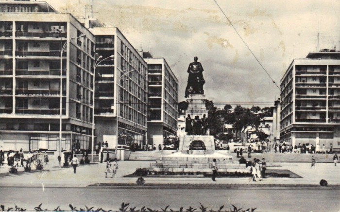 Carte postala CP IS068 Iasi - Piata Unirii- circulata 1964