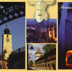 Carte postala CP SB003 Sibiu - colaj - necirculata