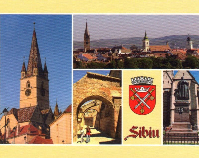 Carte postala CP SB010 Sibiu - colaj - necirculata foto