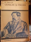 VERSURI SI PROZA -A.VLAHUTA