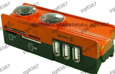 Hub USB cu 3 porturi, cititor de carduri,card reader-114219 foto