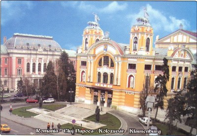 Carte postala CP CJ009 Cluj Napoca - Teatrul National - necirculata foto