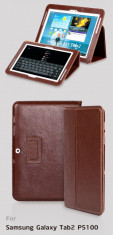 Husa Executive Case Piele Naturala Samsung Galaxy Tab2 P5100 by Yoobao Originala Coffee foto