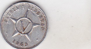 bnk mnd Cuba 5 centavos 1963