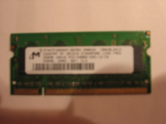 Memorie laptop DDR2 667MHZ de 256MB foto