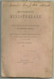 RESPONSABILITATEA MINISTERIALA - discursul procurorului general si raspunsul Prim-Presedintelui Inaltei Curti de Casatie si Justitie, editie 1866