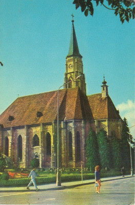 Carte postala CP CJ024 Cluj Napoca - Catedrala Sf. Mihai- circulata 1967 foto