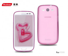 Husa TPU 2 in 1 + Folie Protectie Samsung Galaxy S3 i9300 by Yoobao Originala Pink foto