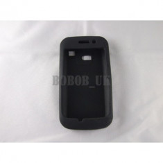 NOKIA E5 / E5-00 HUSA PROTECTIE SILICON NEAGRA NOUA ! foto