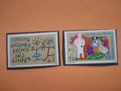 HOPCT ONU-1991-Biroul din Viena-2 val. -nestampilata mnh (nr. 100) foto