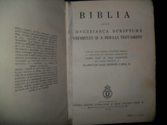 Biblia, adica Dumnezeiasca Scriptura a V1echiului si a noului testament 1938 foto