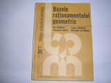 Bazele rationamentului geometric - Autor : Dan Branzei,r33,RF1/4
