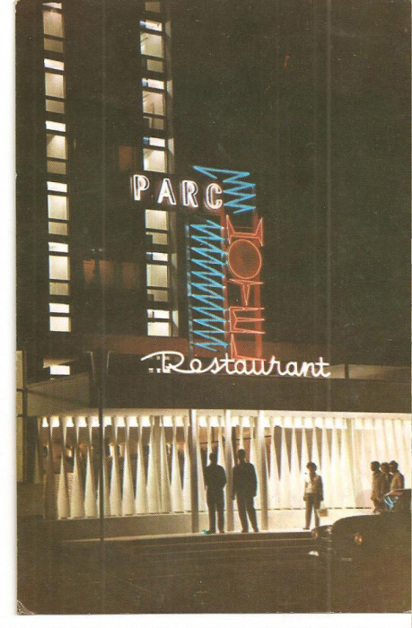 CPI (B1509) MAMAIA, HOTELUL SI RESTAURANTUL PARC, EDITURA MERIDIANE, CIRCULATA 1969, STAMPILE.