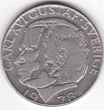 Moneda Suedia 1 Krona 1978 U - KM#852 VF, Europa