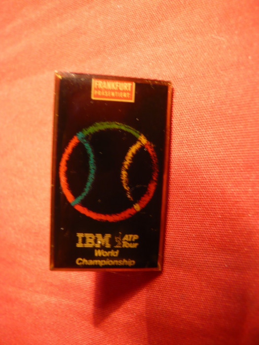 Insigna IBM - Campionat Mondial Tenis