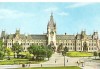 CPI (B1443) IASI, PALATUL CULTURII, EDITURA MERIDIANE, I. P. SIBIU, CIRCULATA 1974, STAMPILE, TIMBRU., Fotografie