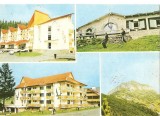 CPI (B1471) JUDETUL NEAMT, MOZAIC, HOTEL DURAU, CABANA DOCHIA, HOTEL BISTRITA, VARFUL TOACA, OSETCM, CIRCULATA, STAMPILE, TIMBRU, 15.7.84, MARDALE, Fotografie