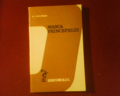 A.I. Brumaru Masca Principelui -eseu foto