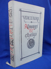 VOLTAIRE - ROMANS ET CONTES / ROMANE SI POVESTIRI / MOSCOVA / 1985 * foto