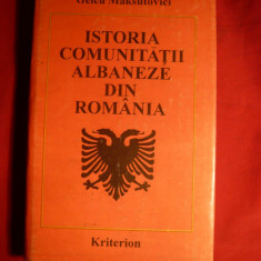 G.Maksutovici -Istoria Comunitatii Albaneze din Romania - Ed. 1992