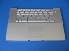 Palmrest +boxe + touchpad + tastatura netestata APPLE POWERBOOK G4 A1107 Argintiu foto