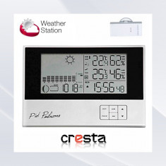 Statie Meteo CRESTA PWS500 Cu Senzor Wireless de Exterior | Folosita ca Tester | Masoara Temperatura, Umiditatea si Presiunea Atmosferica | foto